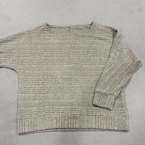 Cozy Gray Knit Sweater